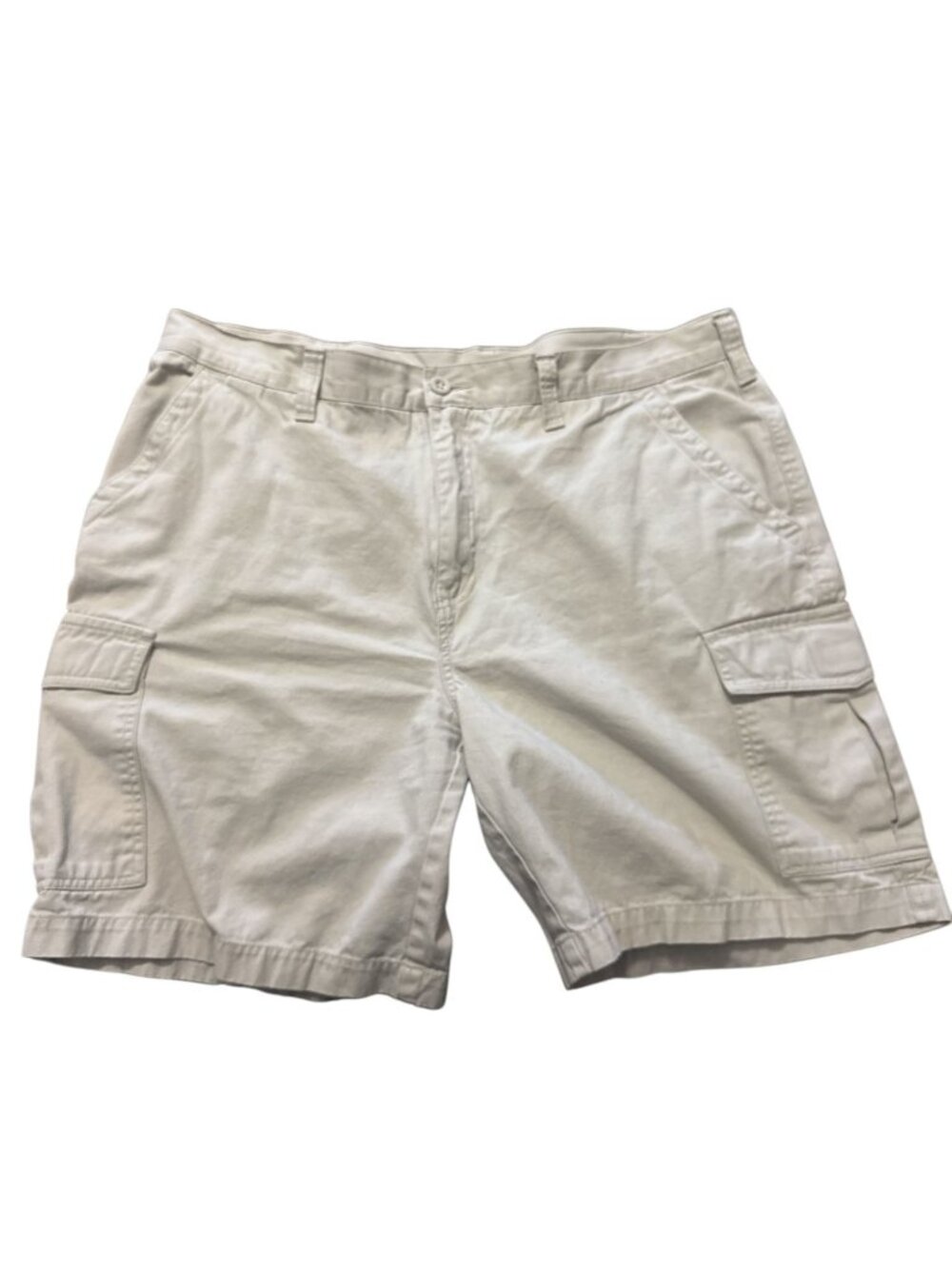 Croft & Barrow Cargo Shorts Men's 38 Beige Cotton